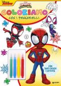 Spidey. Coloriamo con i pennarelli. Super album. Ediz. a colori. Con 4 pennarelli