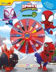Dino-webs. Spidey e i suoi simpatici amici. Libro pastello. Ediz. a colori. Con 12 mini pastelli