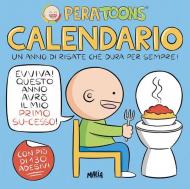 Pera Toons. Calendario da parete. Con Adesivi