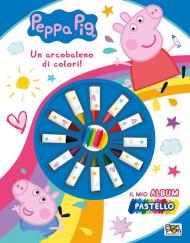 Un arcobaleno di colori! Peppa Pig. Il mio album pastello. Ediz. a colori. Con 12 pastelli a cera