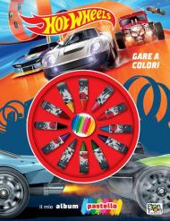 Gare a colori. Hot Wheels. Il mio album pastello. Ediz. a colori. Con 12 pastelli a cera