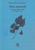 Tinte autunnali. Testo inglese a fronte
