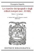 Le marche dei tipografi e degli editori europei (sec. XV-XIX). Vol. 4: Parlanti dell'insegna (Allegorie e simboli) (3844-5144).