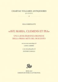 «Ave Maria, clemens et pia». Una lauda-sequenza bilingue della prima metà del Duecento