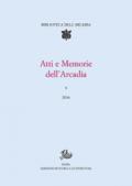 Atti e memorie dell'Arcadia (2017): 6