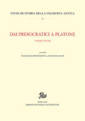 Studi sulla filosofia dei presocratici