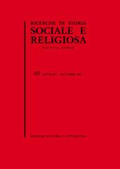 Ricerche di storia sociale e religiosa. Vol. 89