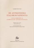 De antiquissima italorum sapientia