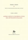 Sapere critico e filosofia civile nel Settecento italiano