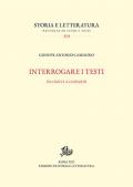 Interrogare i testi. Da Dante a Leopardi