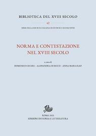 Norma e contestazione nel XVIII secolo