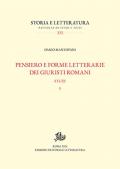 Pensiero e forme letterarie dei giuristi romani. Vol. 2: Studi