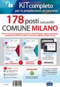 Concorso 178 Posti Comune di Milano. Kit per la preselezione. Con Contenuto digitale per accesso on line