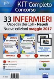 Concorso 33 infermieri Ospedali dei Colli, Napoli. Kit completo. Con aggiornamento online