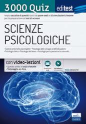 EdiTEST. Scienze psicologiche. 3000 quiz. Ampia raccolta di quesiti tratti da prove reali e 10 simulazioni d'esame per la preparazione ai test di ... Contenuto digitale (fornito elettronicamente)