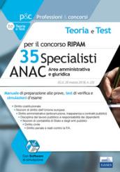 Concorso Ripam 35 specialisti ANAC. Area amministrativa e giuridica