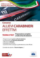 CONCORSO ALLIEVI CARABINIERI EFFETTIVI