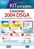 Kit completo concorso 2004 DSGA: Il manuale del concorso. 2004 DSGA-I test per la preselezione del concorso per 2004 DSGA. Quesiti commentati e test di verifica-Il nuovo codice delle leggi della scuola. Con e-book. Con software di simulazione