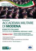 Concorso Accademia Militare di Modena ufficiali esercito italiano. Teoria e test per la prova scritta di preselezione. Con software di simulazione