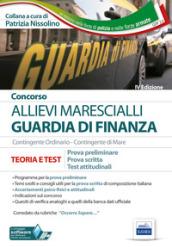 Concorso Marescialli Guardia di finanza. Prova preliminare, prova scritta di italiano, test attitudinali