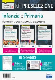 Kit preselezione concorso a cattedra Scuola dell'infanzia e primaria. Test + Manuali per la preselezione. Con Video-corso di logica. Con software di simulazione