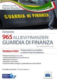 Concorso 965 allievi finanzieri nella Guardia di Finanza. Preparazione completa a tutte le fasi di selezione. Con software di simulazione