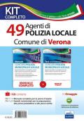 Kit completo concorso polizia municipale e locale. Manuale e test commentati per la preparazione alle prove d'esame