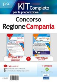 Concorso Regione Campania. Kit completo per la preparazione: Teoria e test sulle materie professionali-Nuovi test attitudinali RIPAM per la preselezione. Con software di simulazione