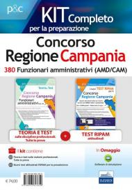 Concorso Regione Campania. Kit completo 380 funzionari amministrativi. Con software di simulazione