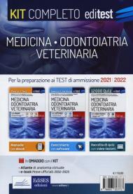 Kit completo medicina, odontoiatria, veterinaria. Teoria, esercizi svolti, prove ufficiali commentate e simulazioni d'esame per i test di accesso. Con ebook. Con espansione online. Con software di simulazione