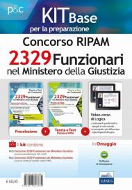 Kit base Concorso 2329 Funzionari nel Ministero della Giustizia. Per la preselezione e la prova scritta del profilo F/MG. Manuale di preparazione e test di verifica