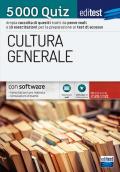 EdiTEST 5000 quiz di cultura generale.Ampia raccolta di quesiti tratti da prove reali e 10 esercitazioni per la preparazione ai test di accesso. Con software di simulazione