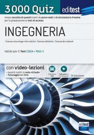 EdiTEST. Ingegneria. 3000 quiz. Ampia raccolta di quesiti tratti da prove reali e 10 simulazioni d'esame per la preparazione ai test di accesso. Con software di simulazione