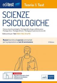 Teat ammissione Scienze Psicologiche 2022: manuale di teoria e test. Valido anche per il Tolc-Su e il PSI. Con ebook. Con software di simulazione