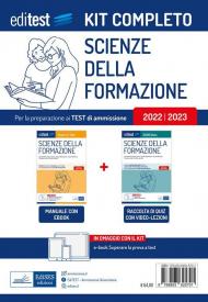 Kit completo test ammissione Scienze della formazione 2022: manuale di teoria e test-Raccolta di 3.000 quiz. Con ebook. Con software di simulazione