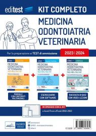 Kit completo test Medicina-Odontoiatria (TOLC-MED), Veterinaria (TOLC-VET) 2023: Manuale di teoria e test-Raccolta di 12.000 quiz-Esercizi e verifiche. Con ebook: Pr