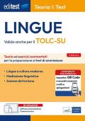 EdiTEST. Lingue. Teoria & test. Teoria ed esercizi commentati per la preparazione ai test di ammissione. Con contenuti extra. Con software di simulazione