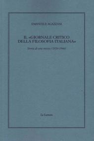 Il «Giornale critico della filosofia italiana». Storia di una rivista (1920-1946)