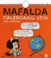 Mafalda Calendario 2018 con cartoline