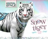 Snow Tiger. Animal style. Con adesivi. Ediz. a colori. Ediz. a spirale