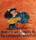 Smart bag Mafalda. Non c'è un pianeta B. Teniamocelo stretto