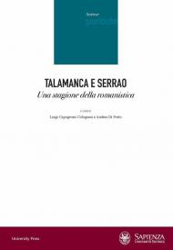 Talamanca e Serrao. Una stagione della romanistica