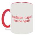 Tazza Vittorio Sgarbi, Studiate Capre!