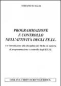 Programmazione e controllo nell'attività degli EE.LL. Un'introduzione alla disciplina del TUEL in materia di programmazione e controllo degli EE.LL.