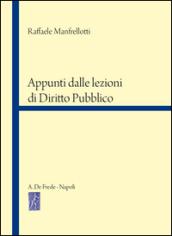 Appunti dalle lezioni di diritto pubblico