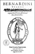 De rerum natura iuxta propria principia