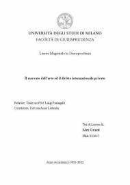 Il mercato dell’arte ed il diritto internazionale privato