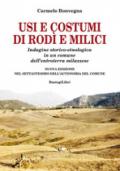 Usi e costumi di Rodì e Milici. Indagine storico-etnologica in un comune dell'entroterra milazzese