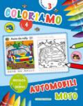 Coloriamo. Automobili e moto. Ricalca & scrivi: 4