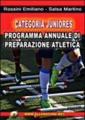 Categoria juniores. Programma annuale di preparazione atletica